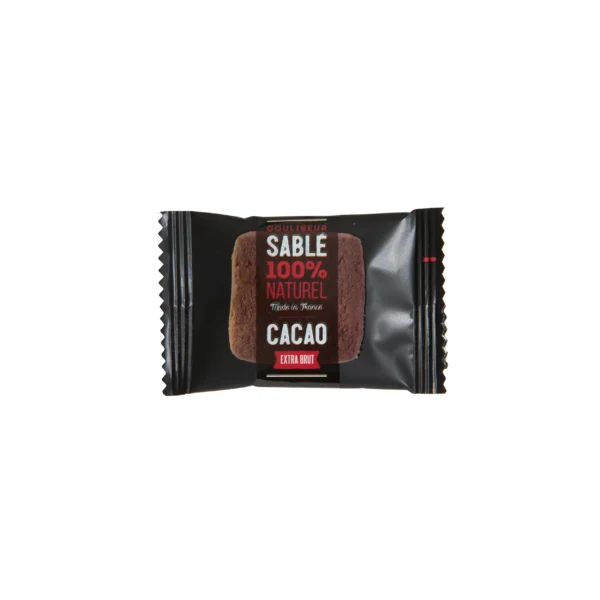 sablé carré cacao